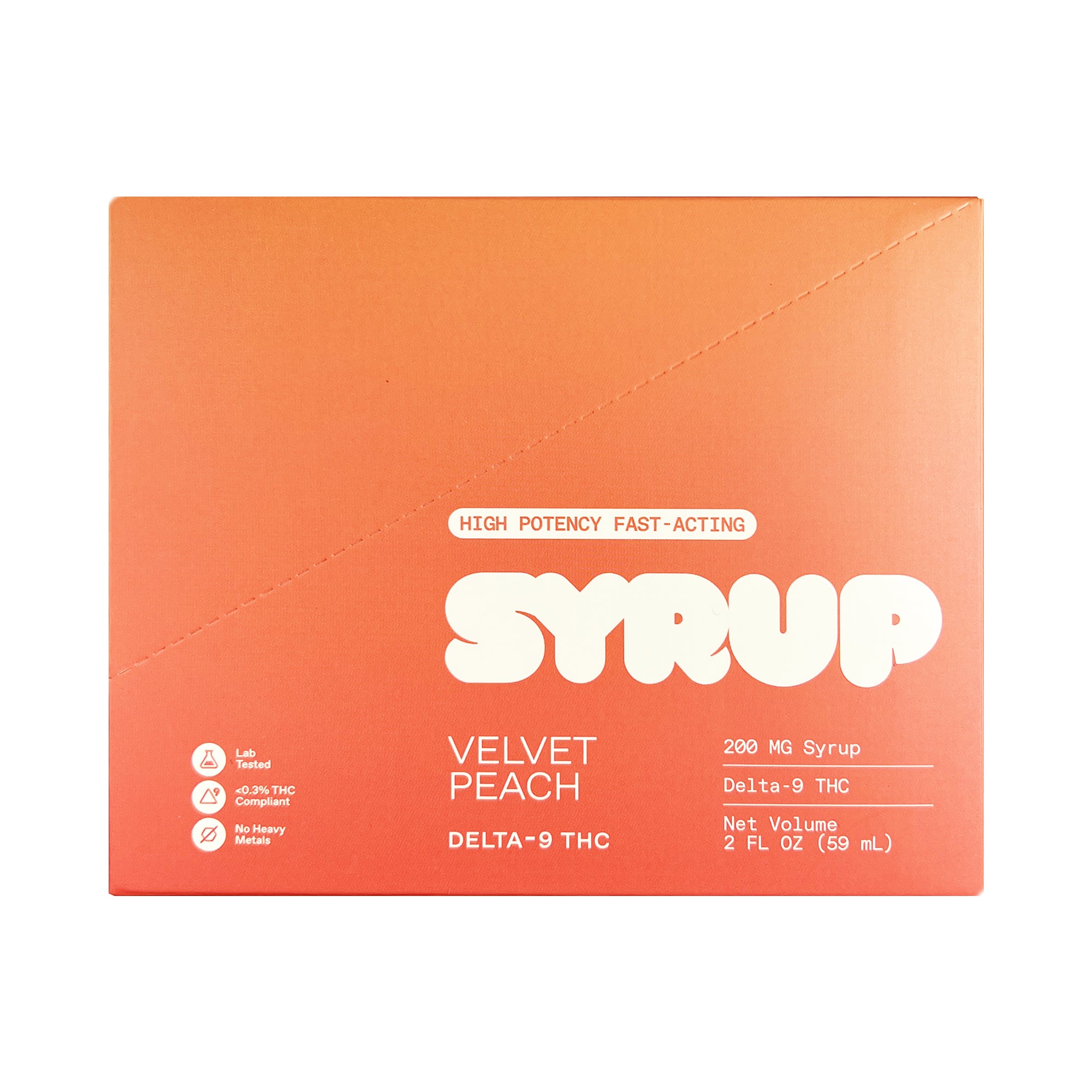 Puffy Velvet Peach Syrup
