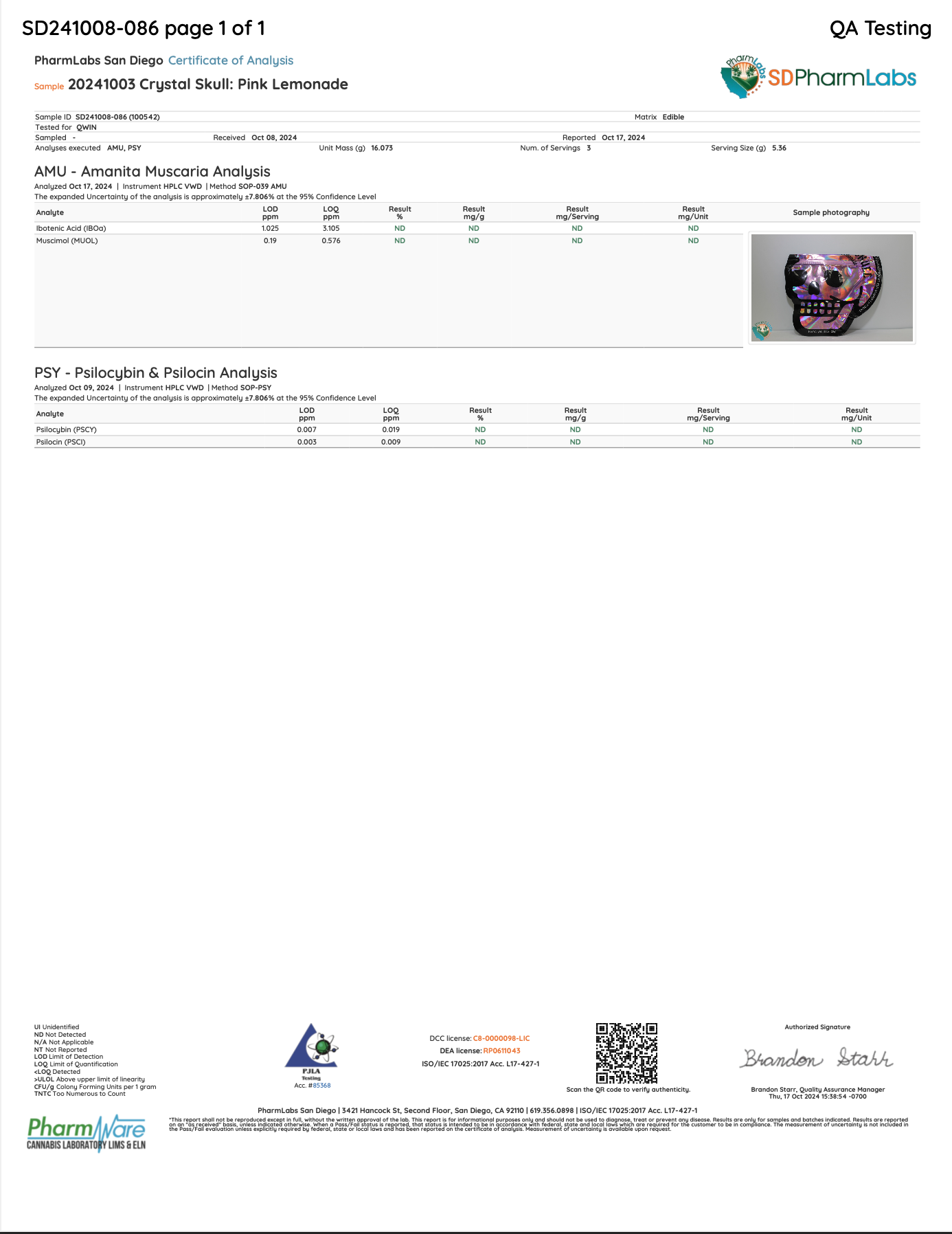We created a proprietary blend of nootropic brain boosters, stress-busting adaptogenics, and mood-altering tryptamines to mimic the effects of psilocybin. And the best part? It's totally legal. Does not contain Psilocybin.