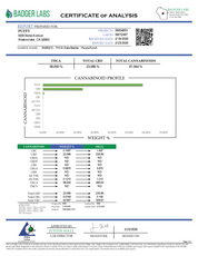 PUFFY THCa Purple Punch Badder: The unique whipping technique required to produce badder causes the cannabinoids to crystalize and create a smooth, creamy consistency. This wax is ultra-potent and easy to load onto a dab nail, thanks to its soft and malleable form.
