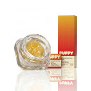 Puffy Apple Fritter is a balanced hybrid THCa strain with bold, funky, cheesy gas and earthy, pungent notes. It delivers an uplifting wave of euphoria that melts into relaxing, tingling body effects with a lighthearted, mood-boosting finish.