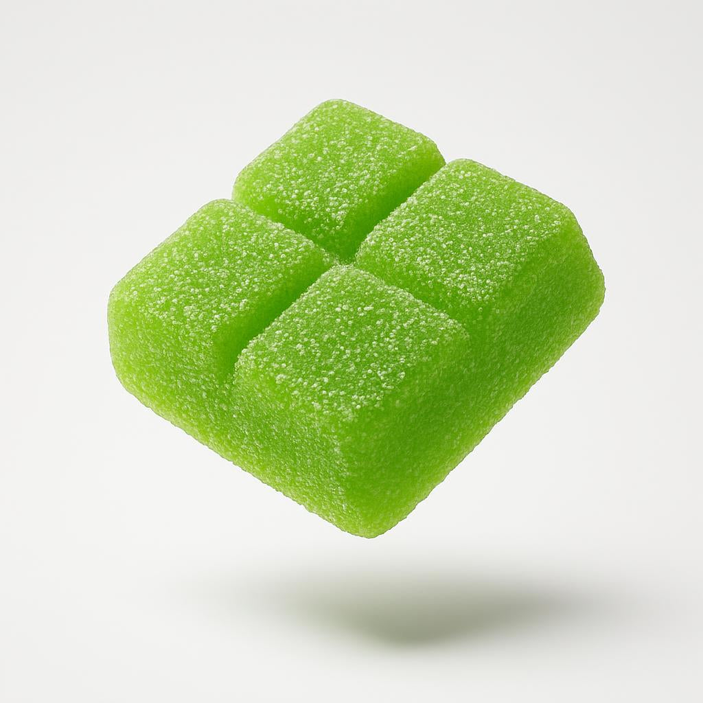 Sour Diesel Apple Natural Resin THC Gummies (Sativa) | PUFFY