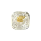 PUFFY THCa concentrate Garlic Juice is a 70% indica/30% sativa hybrid made by crossing GMO and Papaya strains. True to its name, it has a savory garlic flavor with notes of peppery sage and pine. The aroma is bold and pungent, featuring garlic with hints of spicy diesel and earthy pepper that get stronger with each puff.