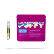 Puffy Candyland 65A is a sativa-dominant THCa live resin packed with sweet, candy-like fruit flavors, this treat delivers a playful, irresistible taste experience that delights the senses. Consumers often report a wave of euphoria and happiness paired with an energetic uplift that enhances creativity while encouraging sociability and talkative vibes.