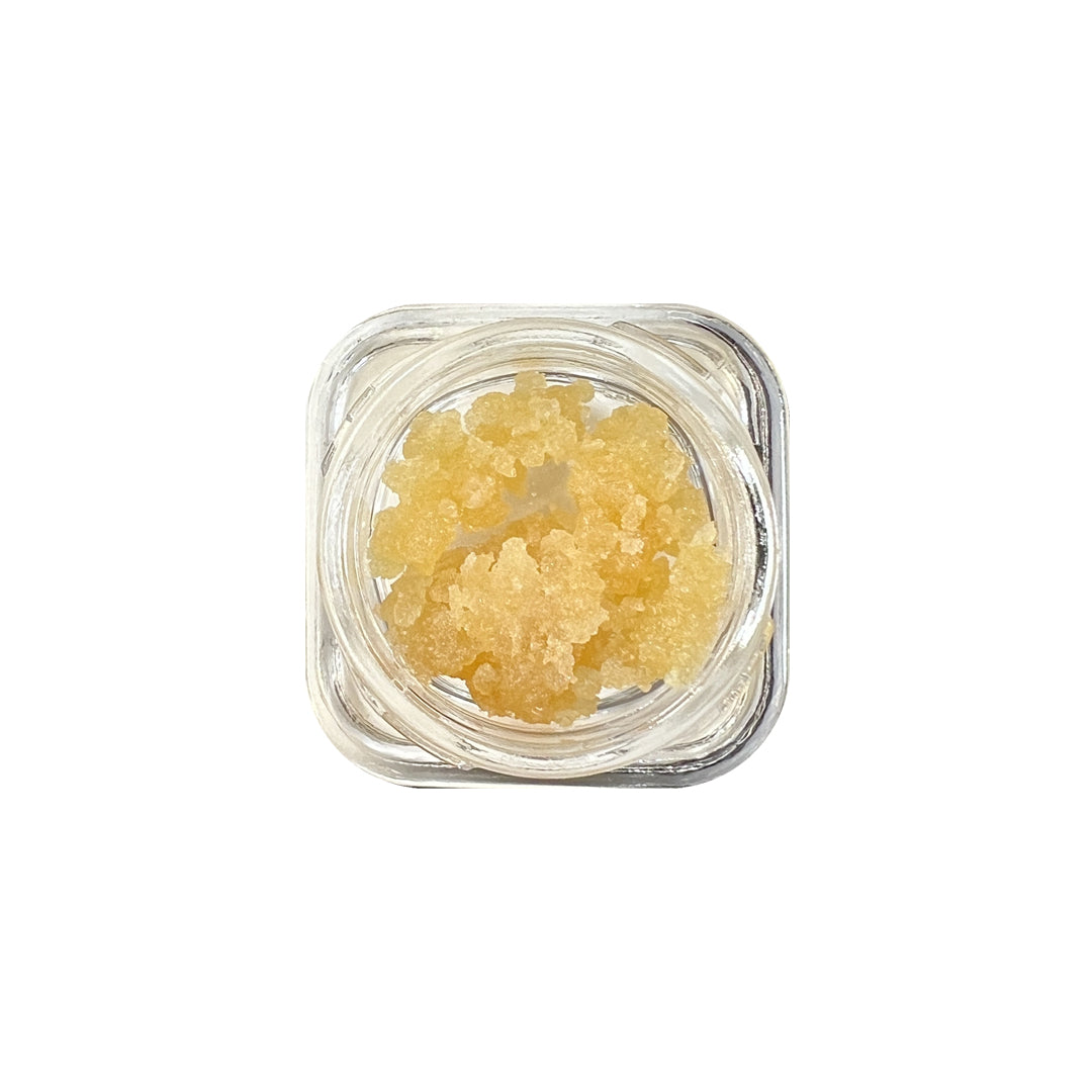 PUFFY THCa Crumble Spree D Crumble: Extract crumble using butane or liquefied petroleum gas. This type of concentrate is extremely potent, and the crumb-like consistency makes it easy to dose.