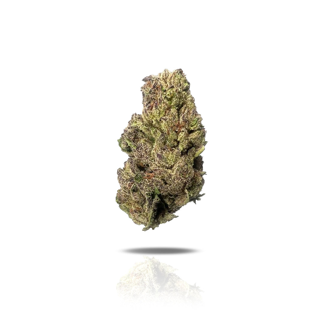 Puffy THC-A Flower Papaya Runtz Papaya Runtz offers a fusion of the genetics between Papaya and the esteemed Runtz strains. Users report heavily relaxing effects and relief from minor symptoms of anxiety. This indica-leaning hybrid offers a burst of sweet tropical fruit with citrus notes and earthy undertones. Papaya Runtz’s flavor is characterized by citrusy, fruity, and sweet notes with subtle undertones that round out the flavor, thanks to the terpene profile of Runtz. Papaya Runtz features dark green fl