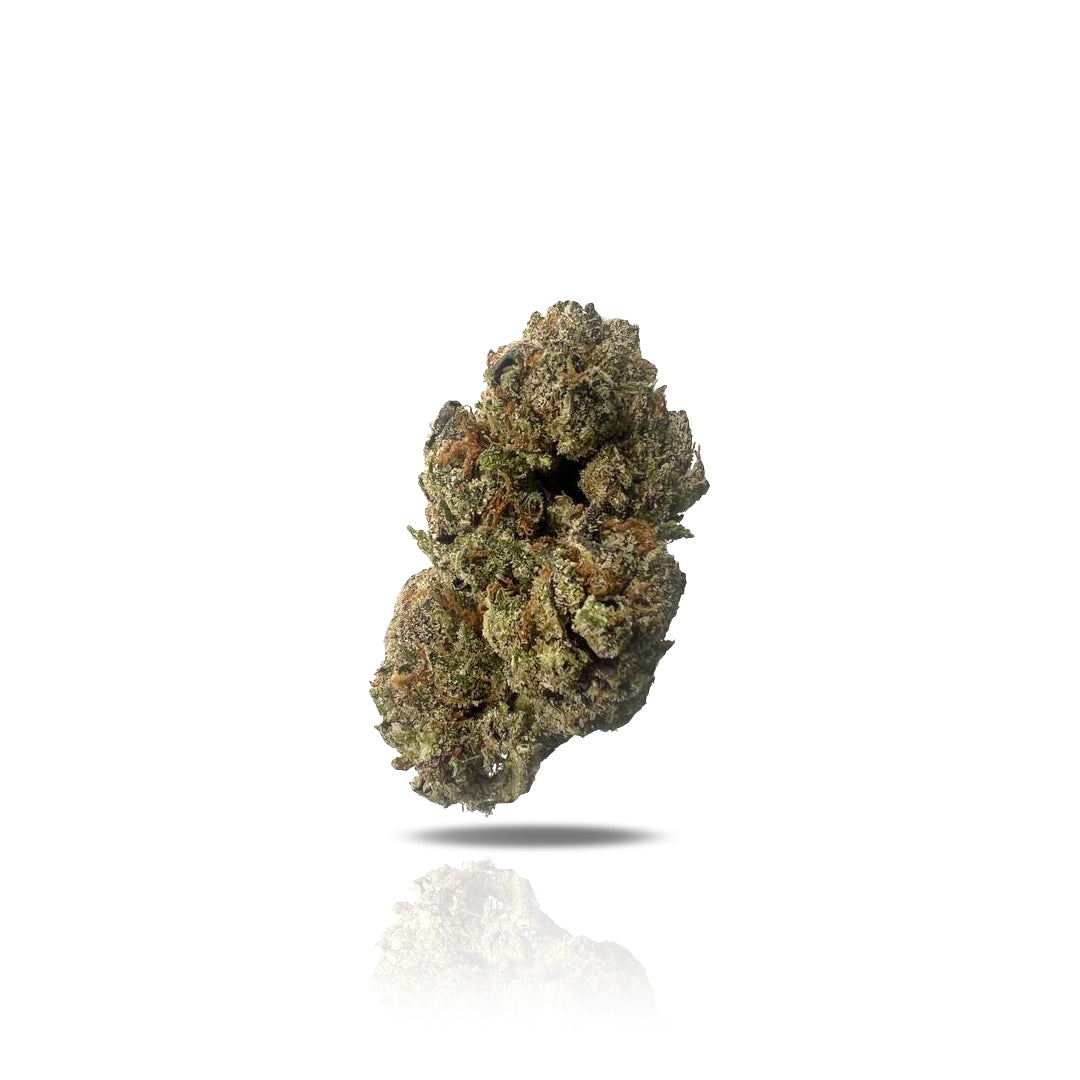 Puffy THC-A Flower Rainbow Runtz Rainbow Runtz is an indica-dominant hybrid from the cross between the legendary Rainbow Sherbet #11 and Runtz strains. Rainbow Runtz offers the characteristic Runtz-candy odor profile, a sweet candy aroma with gassy undertones, complemented by RS11-like flowers. Users report effects of an uplifting high filled with elation and blissful relaxation. Rainbow Runtz features olive-green flowers with deep purple undertones, vibrant orange hairs and a coating of chunky, white trich