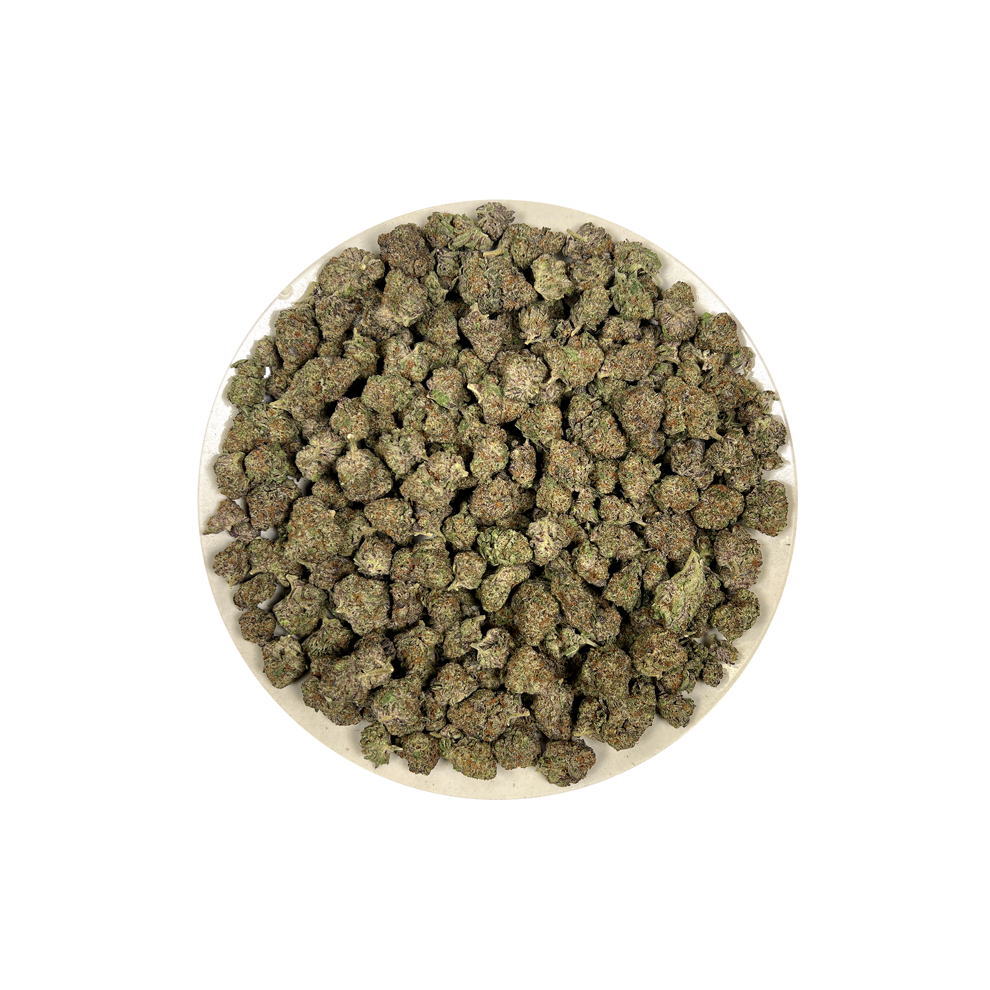 PUFFY Alien Munchies is an indica-dominant hybrid THCa strain derived from the potent genetic collaboration of MAC and Purple Punch 2.0. The aroma is intensely pungent and layered, blending juicy fruity sweetness with a bold gassy funk that lingers in the air and deepens with every inhale. Visually, dense deep forest green buds with purple hues and fiery orange pistils are coated in sticky trichomes. Consumers often report a euphoric, uplifting onset that gradually transitions into a deeply relaxed, calming