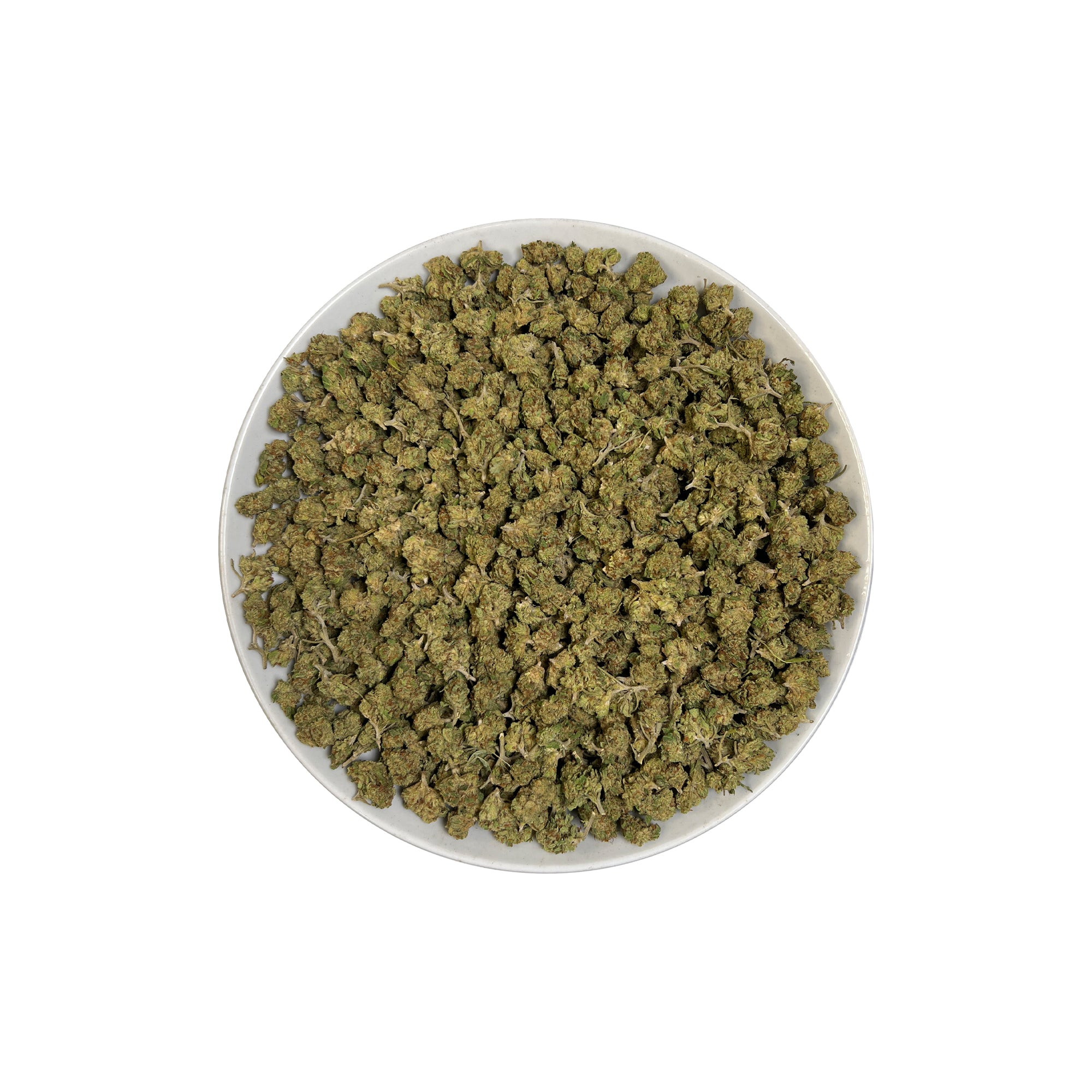PUFFY Almond Mochi (smalls) is a balanced hybrid THCa strain, crafted from the flavorful cross of Mochi and Biscotti Dough. The aroma is a bold and intriguing blend of diesel, nutty undertones, and a subtle hint of vanilla, creating a rich and inviting scent profile. Visually, dense deep green buds with hints of purple are threaded with fiery orange pistils and coated in a sparkling layer of sticky trichomes. Consumers often report a balanced high combining happy, creative, and euphoric effects with calming