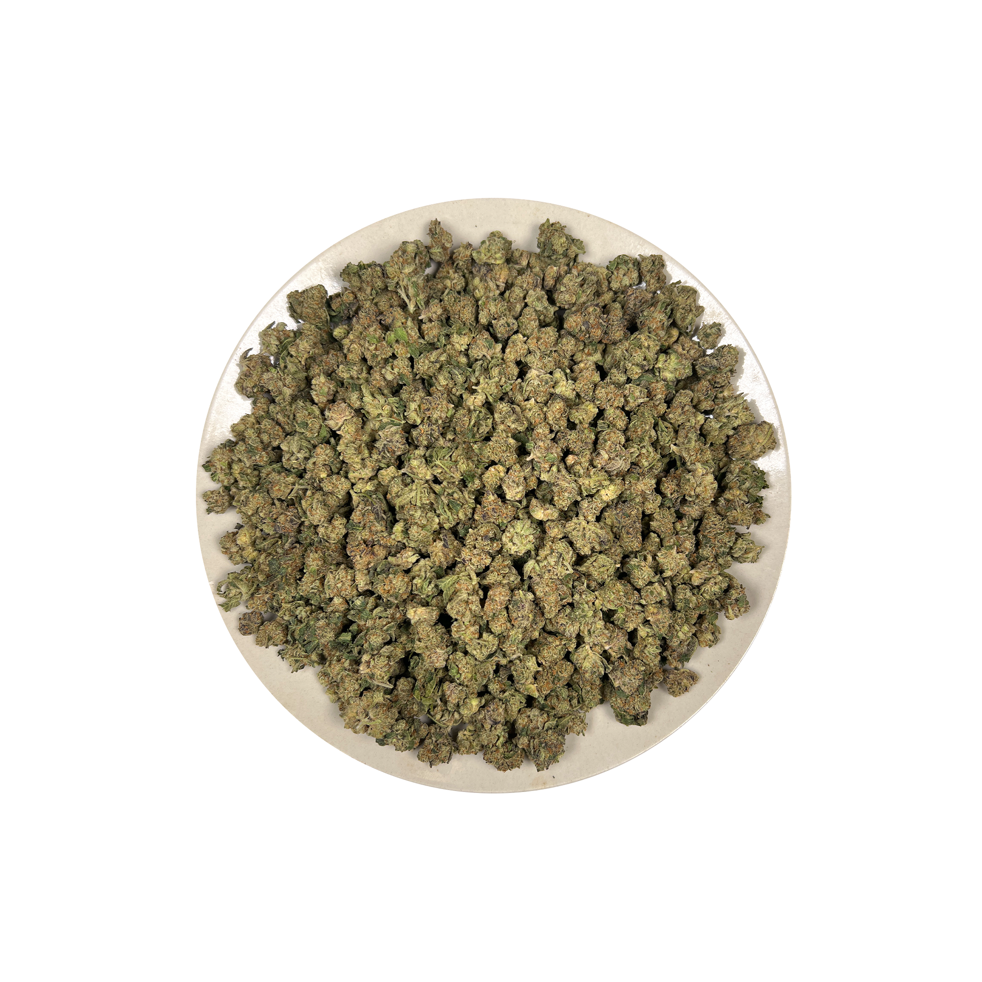 PUFFY Apple Fritter (smalls) is a balanced hybrid THCa strain, born from the flavorful cross of Sour Apple and Animal Cookies. The aroma is a vibrant blend of fruity sweetness and peppery spice, with a smooth pine finish. Visually striking, the dense buds are covered with frosty trichomes, showcasing deep green to purple hues with vibrant orange pistils. Consumers often report a blend of euphoria and relaxation, accompanied by a tingling body buzz, lighthearted giggles, and an overall uplifted mood. 