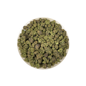 PUFFY Atomic Warhead is a balanced hybrid THCa strain crafted from the exceptional genetics of  Kaboom and Sour Pez. The aroma unfolds with a rich blend of fresh herbal notes, warm spices, and earthy woody undertones. Visually, dense forest green buds with purple hues and fiery orange pistils are coated in sticky trichomes. Consumers often report a euphoric and invigorating cerebral buzz that inspires creativity and sharp focus, gradually complemented by a soothing wave of body relaxation that promotes over
