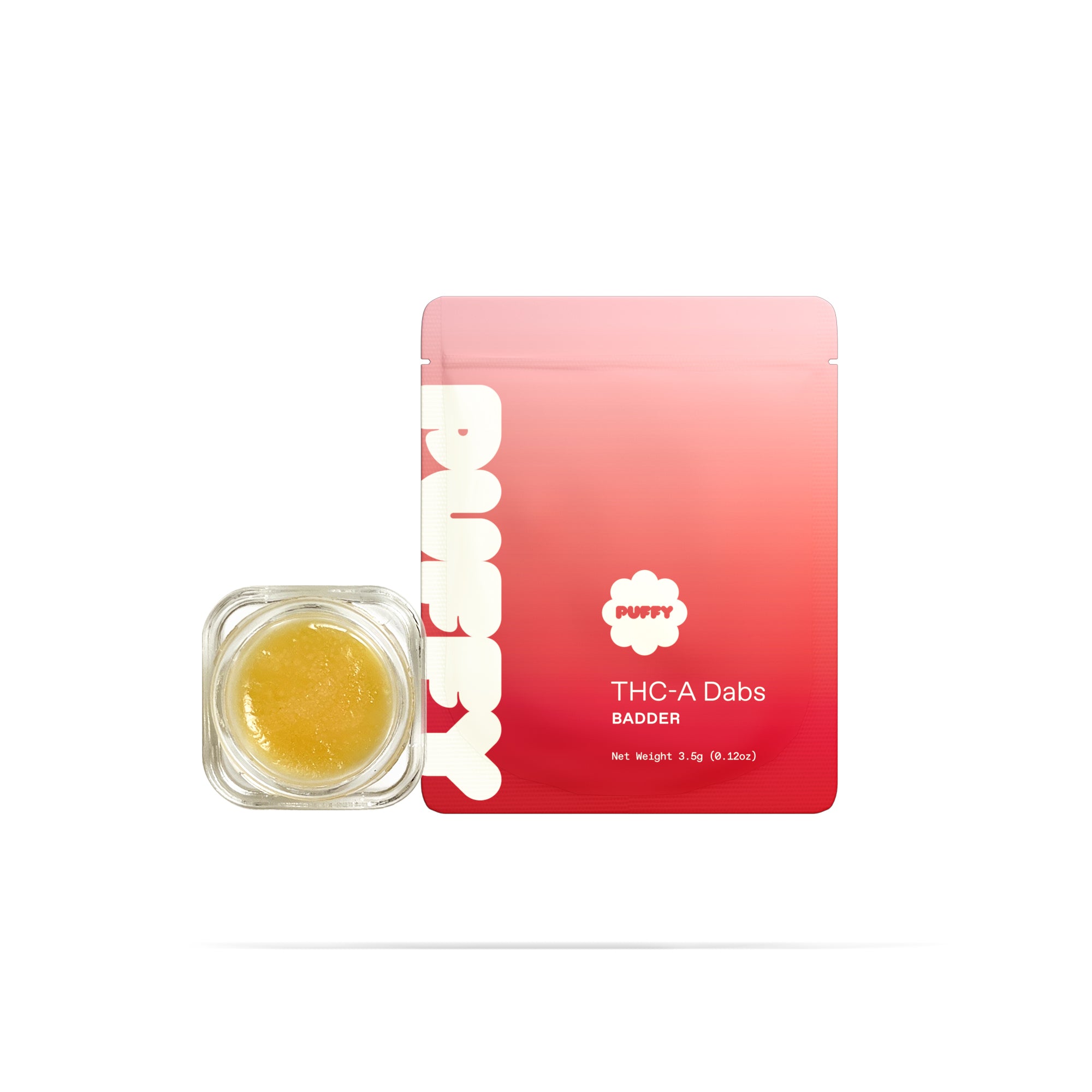 PUFFY THCa Blue Runtz Badder: The unique whipping technique required to produce badder causes the cannabinoids to crystalize and create a smooth, creamy consistency. This wax is ultra-potent and easy to load onto a dab nail, thanks to its soft and malleable form.