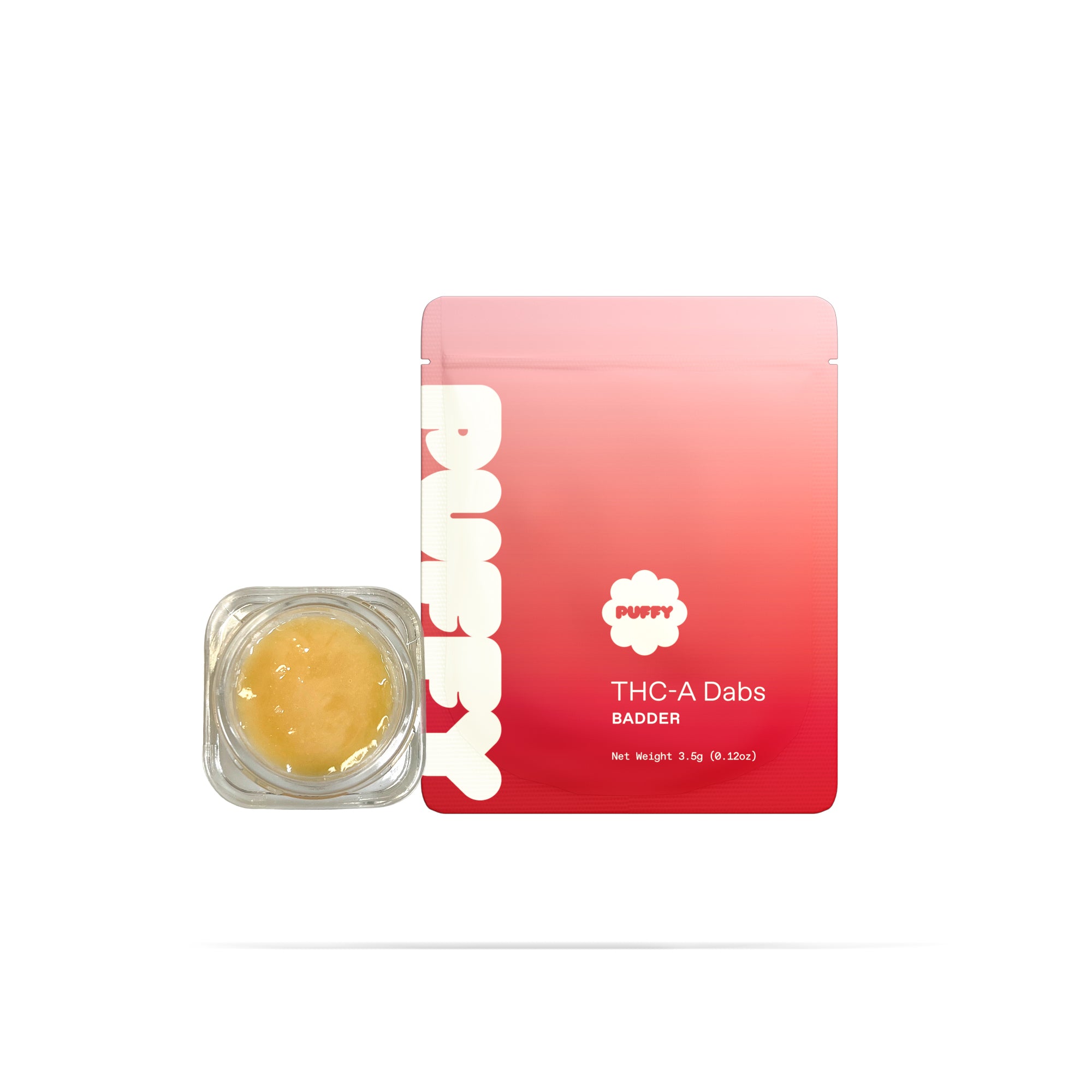PUFFY THCa Pineapple Gelato Badder: The unique whipping technique required to produce badder causes the cannabinoids to crystalize and create a smooth, creamy consistency. This wax is ultra-potent and easy to load onto a dab nail, thanks to its soft and malleable form.