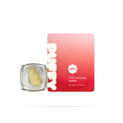 PUFFY THCa Raspberry Apple: The unique whipping technique required to produce badder causes the cannabinoids to crystalize and create a smooth, creamy consistency. This wax is ultra-potent and easy to load onto a dab nail, thanks to its soft and malleable form.