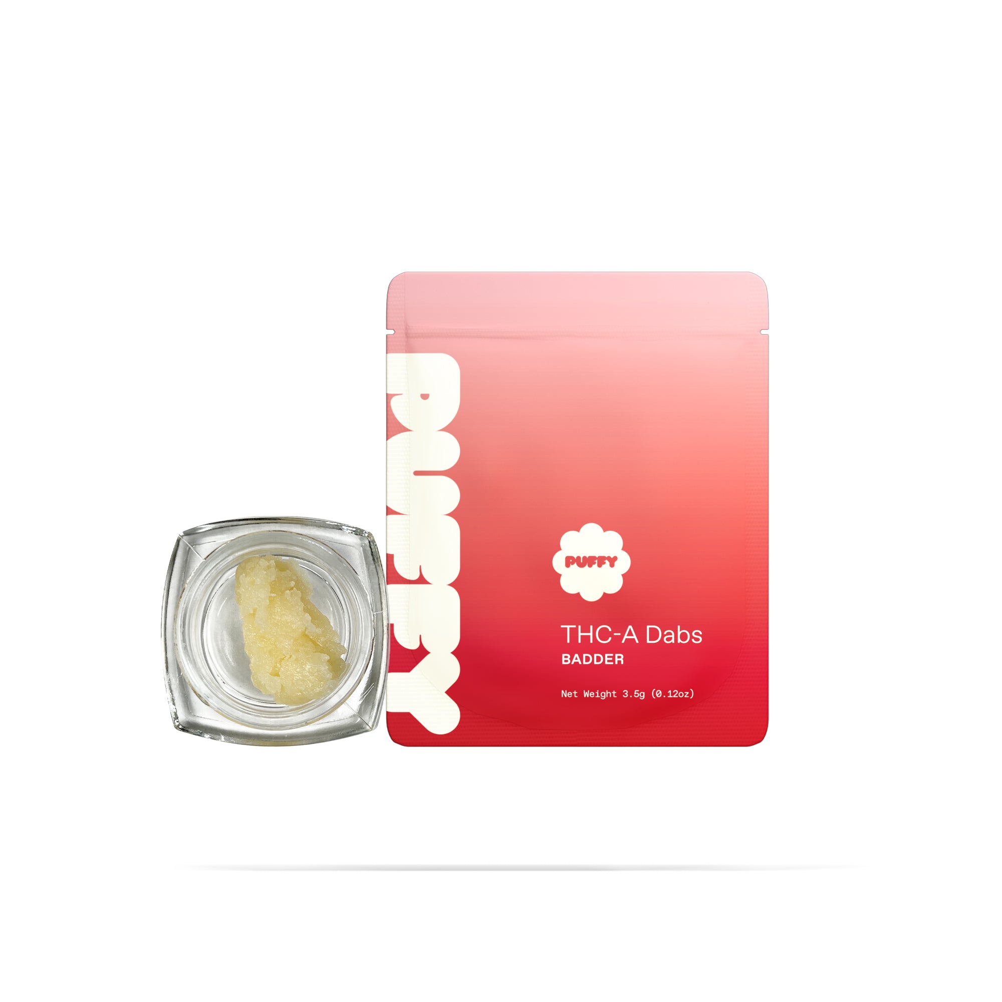 PUFFY THCa Raspberry Apple: The unique whipping technique required to produce badder causes the cannabinoids to crystalize and create a smooth, creamy consistency. This wax is ultra-potent and easy to load onto a dab nail, thanks to its soft and malleable form.
