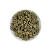 PUFFY Berry Pie is a sativa-dominant hybrid THCa strain, created by crossing Girl Scout Cookies (GSC) and Blueberry. The aroma exudes a luscious blend of ripe berries, tropical sweetness, and juicy peaches, offering a vibrant and fruity fragrance that’s both refreshing and indulgent. Visually, dense green buds with hints of purple and bright orange pistils glisten under a coat of frosty trichomes. Consumers often report an uplifting, euphoric high that sharpens focus and boosts energy, helping ease feelings