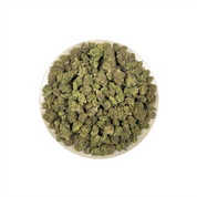 PUFFY Blue Burst is a balanced hybrid THCa strain rooted in the exceptional lineage of Purple Thai and Afghan. The aroma opens with fresh herbal notes, layered with warm spices and grounded by rich woody undertones. Visually, dense forest green buds with purple hues and fiery orange pistils are coated in sticky trichomes. Consumers often report a euphoric sense of well-being paired with focused mental clarity, a calming mindset, and deeply relaxing physical effects. 