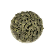PUFFY Blue Candy is a balanced hybrid THCa strain, crafted from the flavorful union of Blueberry and Cotton Candy Kush. The aroma is an indulgent fusion of luscious candy and ripe berries, elevated by a rich, sophisticated gassy finish. Visually, dense deep forest green buds with purple hues and fiery orange pistils are coated in sticky trichomes. Consumers often report a euphoric and uplifting cerebral buzz that sparks creativity and conversation, paired with a deeply relaxing and calming body effect.  
