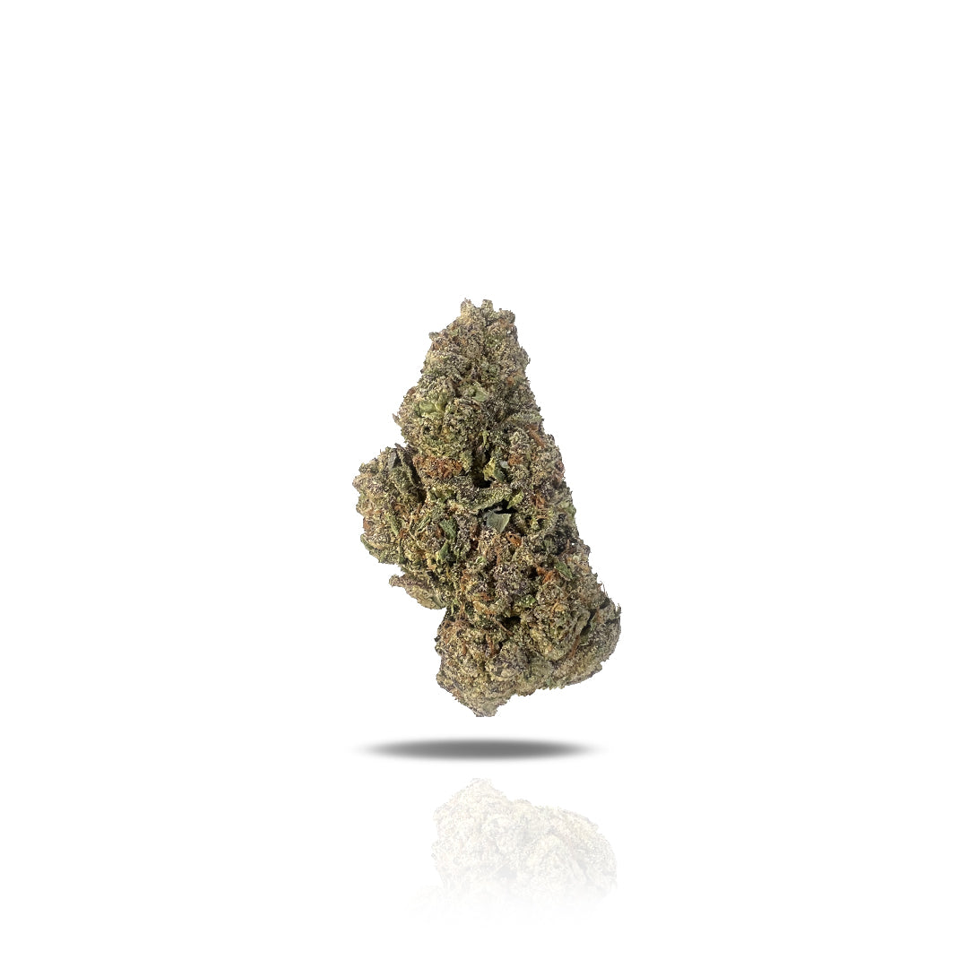 PUFFY Blue Cherry THCa is a delightful hybrid strain known for its calming yet uplifting effects, making it suitable for both relaxation and social activities. A cross between Blue Dream and Cherry Pie, it delivers a well-rounded experience that combines euphoria with gentle physical relaxation. Blue Cherry features light green hues with deep purple shades and thin bright golden hairs, dusted with tiny trichomes. Blue Cherry is popular among users seeking to alleviate stress and enhance mood while maintaini