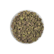 PUFFY Blue Diesel is a balanced hybrid THCa strain, born from the legendary cross between Blueberry and NYC Diesel. The aroma opens with sweet, ripe blueberry notes, blended with sharp diesel undertones and a lively, zesty finish. Visually, the buds are dense and vibrant, showcasing deep forest-green tones accented with subtle purple and indigo hues, bright orange pistils, and a generous coating of sparkling trichomes. Consumers often describe the effects as blissfully euphoric and uplifting, combined with 