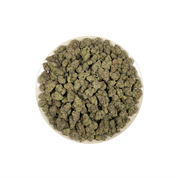 PUFFY Blueberry Caviar is a sativa-dominant hybrid THCa strain, meticulously developed through the cross of Grape Gas and Lantz. The aroma blends sweet, ripe blueberries with creamy, tangy cheese notes and a sharp, savory onion funk for a rich, complex profile. Visually, dense forest green buds with purple hues and fiery orange pistils are coated in sticky trichomes. Consumers often report an uplifting euphoric effect with a strong cerebral mood boost, enhanced creativity and focus, and mild body relaxation