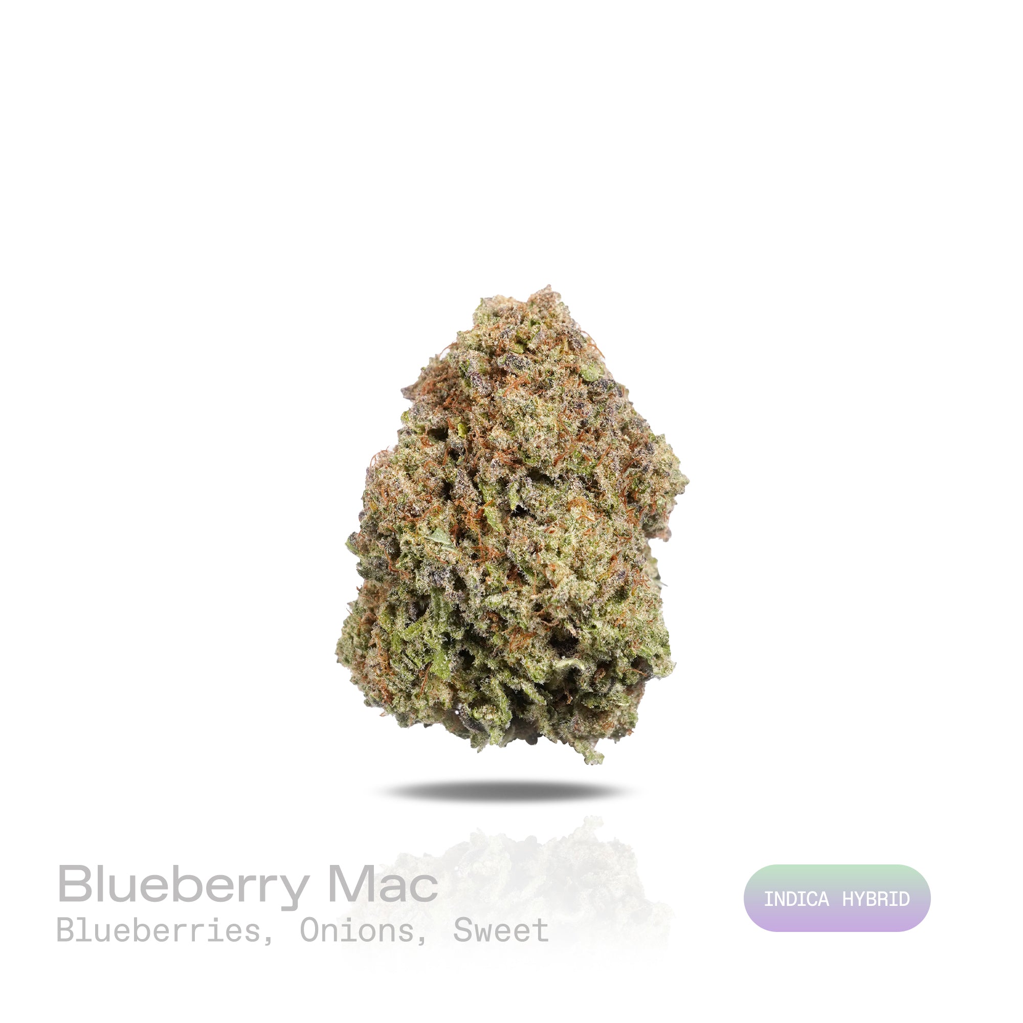 PUFFY Blueberry Mac is an indica-dominant hybrid THCa strain crafted from the legendary lineage of Blueberry Original Z and MAC (Miracle Alien Cookies). The aroma opens with juicy blueberries, layered with savory onion undertones, and finished with a smooth, lingering sweetness. Visually, dense forest green buds with purple hues and fiery orange pistils are coated in sticky trichomes. Consumers often report feeling euphoric, clear-headed, energized, inspired, and relaxed, making it a well-balanced experienc