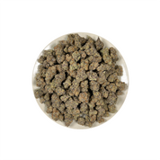 PUFFY Blueberry Pie is an indica-dominant hybrid THCa strain originating from the iconic cross of Blue Dream and Girl Scout Cookies. The aroma is a blend of sweet blueberry and tangy sour notes, finishing with a distinct gassy undertone. Visually, dense forest green buds with purple hues and fiery orange pistils are coated in sticky trichomes. Consumers often report an initial euphoric, uplifting head high that gradually settles into a deeply relaxed body high that may help ease stress, anxiety, and insomni