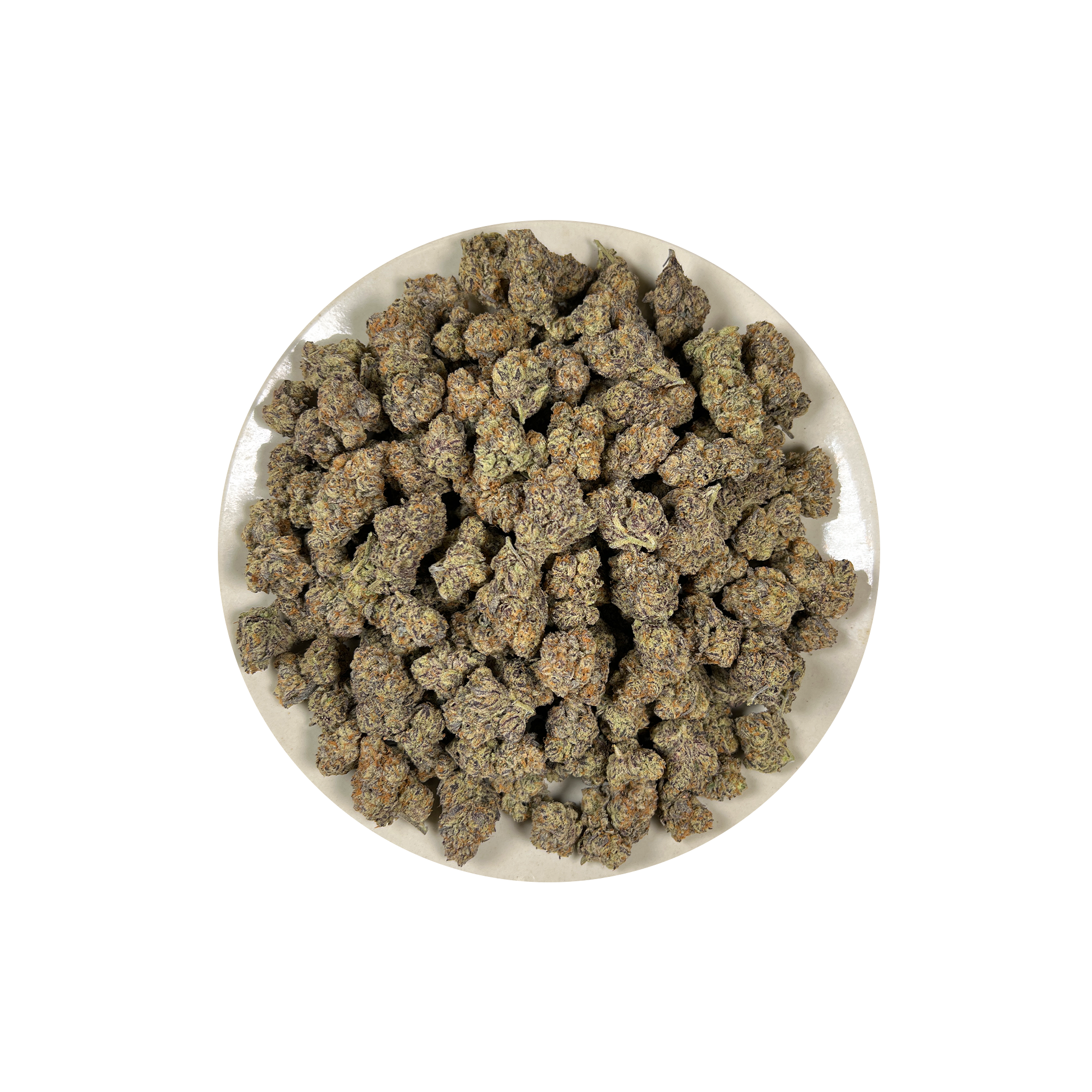 PUFFY Blueberry Pie is an indica-dominant hybrid THCa strain originating from the iconic cross of Blue Dream and Girl Scout Cookies. The aroma is a blend of sweet blueberry and tangy sour notes, finishing with a distinct gassy undertone. Visually, dense forest green buds with purple hues and fiery orange pistils are coated in sticky trichomes. Consumers often report an initial euphoric, uplifting head high that gradually settles into a deeply relaxed body high that may help ease stress, anxiety, and insomni