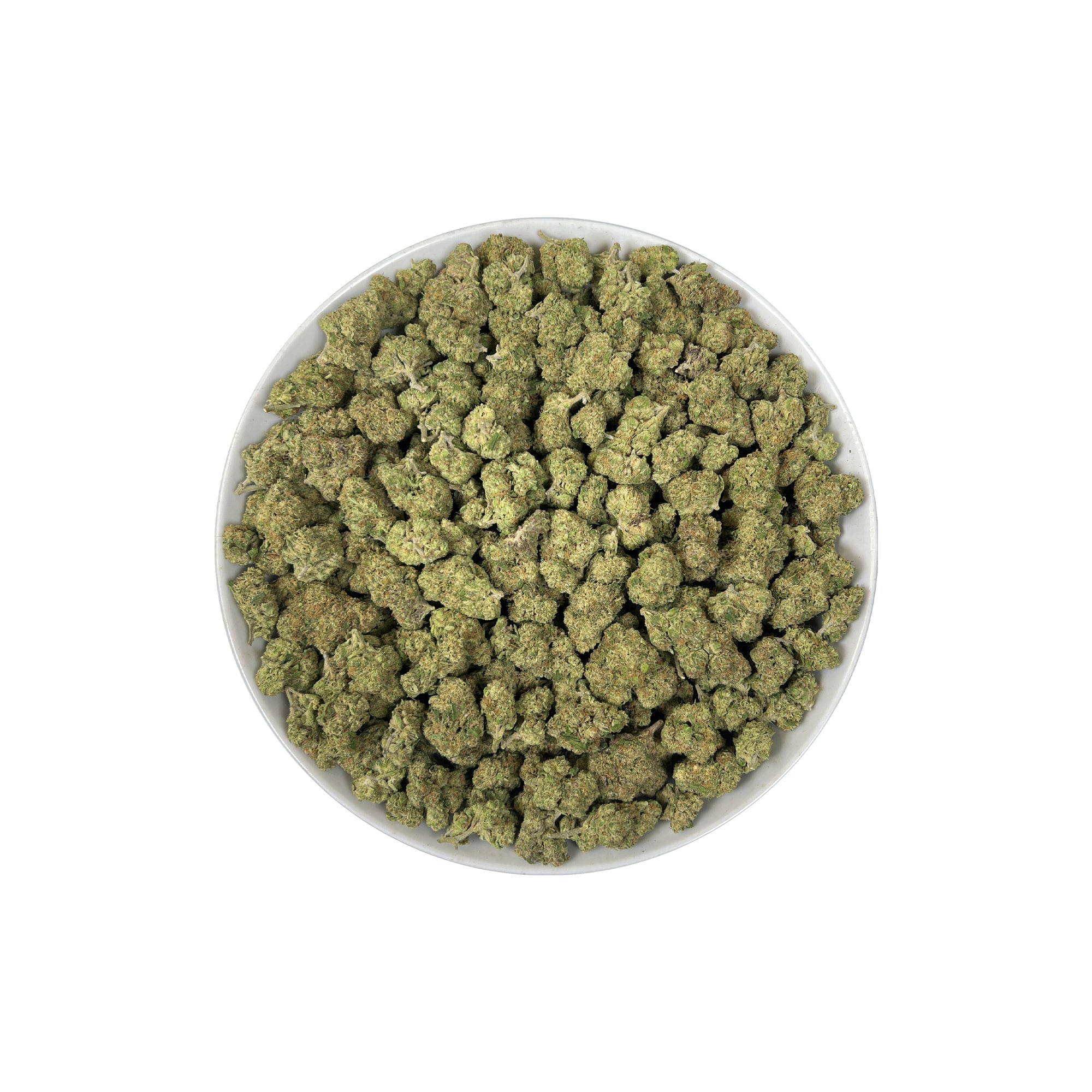 PUFFY Bubba Kush is an indica-dominant hybrid THCa strain, crafted from the legendary lineage of OG Kush × Afghani Indica. The aroma is a lively blend of sweet oranges and ripe berries, underlined by a distinct gassy note, creating a bright, tangy, and slightly pungent scent profile. Visually striking, the buds are dense and resin-packed, shimmering with frosty trichomes over deep green and purple hues accented by bright orange hairs. Consumers often describe the effects as a wave of full-body relaxation th