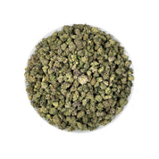 PUFFY Bubblegum Gelato (smalls) is an indica-dominant hybrid THCa strain, was crafted by crossing the flavorful Gelato #45 with the classic Indiana Bubblegum. The aroma is a bold fusion of sweet cherry layered with earthy undertones and a subtle hint of rubber, creating a uniquely rich and intriguing scent profile. Visually, the buds are dense and compact, showcasing deep forest-green hues accented by long, fiery orange pistils and a generous coating of glistening trichomes. Consumers often report an uplift