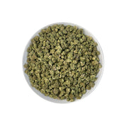 PUFFY Burger Breath (smalls) is an indica-dominant hybrid THCa strain, bred from the renowned cross of GMO Cookies and Larry OG F8. The aroma combines deep earthy notes with a sharp gassy punch, creating a bold and grounding profile. Visually, the buds are compact and resinous, with rich green hues, bright orange pistils, and a frosty trichome finish that may show hints of purple. Consumers describe a high that starts with an uplifting wave of euphoria and light creativity before melting into deep physical 