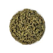 PUFFY Candy Cream is an indica-dominant hybrid THCa strain, born from the flavorful cross of Skywalker and Dolato. The aroma is a delightful blend of sweet, creamy vanilla with a bright, citrusy twist. Visually, the buds are dense and chunky, with bright greens, touches of purple, fiery orange pistils, and a thick coat of frosty trichomes. Consumers often describe the experience as deeply relaxing yet joyfully uplifting, bringing waves of euphoria and sparking bursts of creativity.
