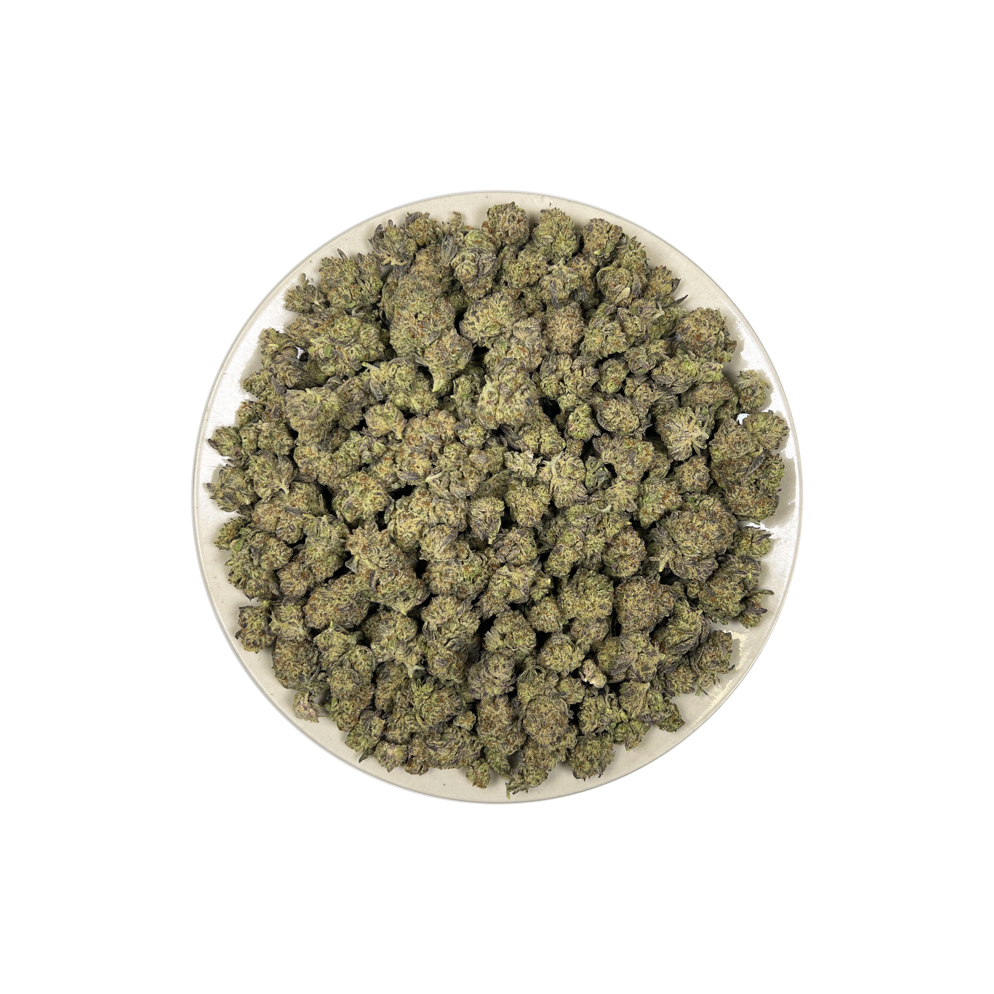 PUFFY China White is an indica-dominant hybrid THCa strain created through the strategic union of White Rhino and Chinese Indica . The aroma is rich and inviting, blending freshly baked dough notes with smooth creamy sweetness and the warm, sugary scent of freshly baked cookies. Visually, dense forest green buds with purple hues and fiery orange pistils are coated in sticky trichomes. Consumers often report a euphoric mood lift accompanied by deep physical relaxation and a peaceful mental calm that encourag