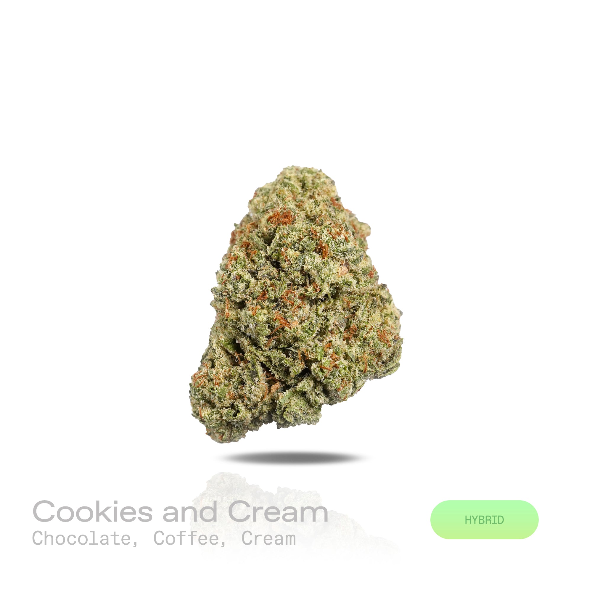 PUFFY Cookies and Cream is a well-balanced hybrid THCa strain crafted from the legendary Starfighter and a rare, secret GSC (Girl Scout Cookies) phenotype. The aroma is rich and indulgent, blending notes of chocolate, coffee, and cream into a smooth, dessert-like profile. Visually, dense forest green buds with purple hues and fiery orange pistils are coated in sticky trichomes. Consumers often report feeling euphoric, relaxed, and uplifted, with enhanced sociability and an overall mood-boosting effect that 