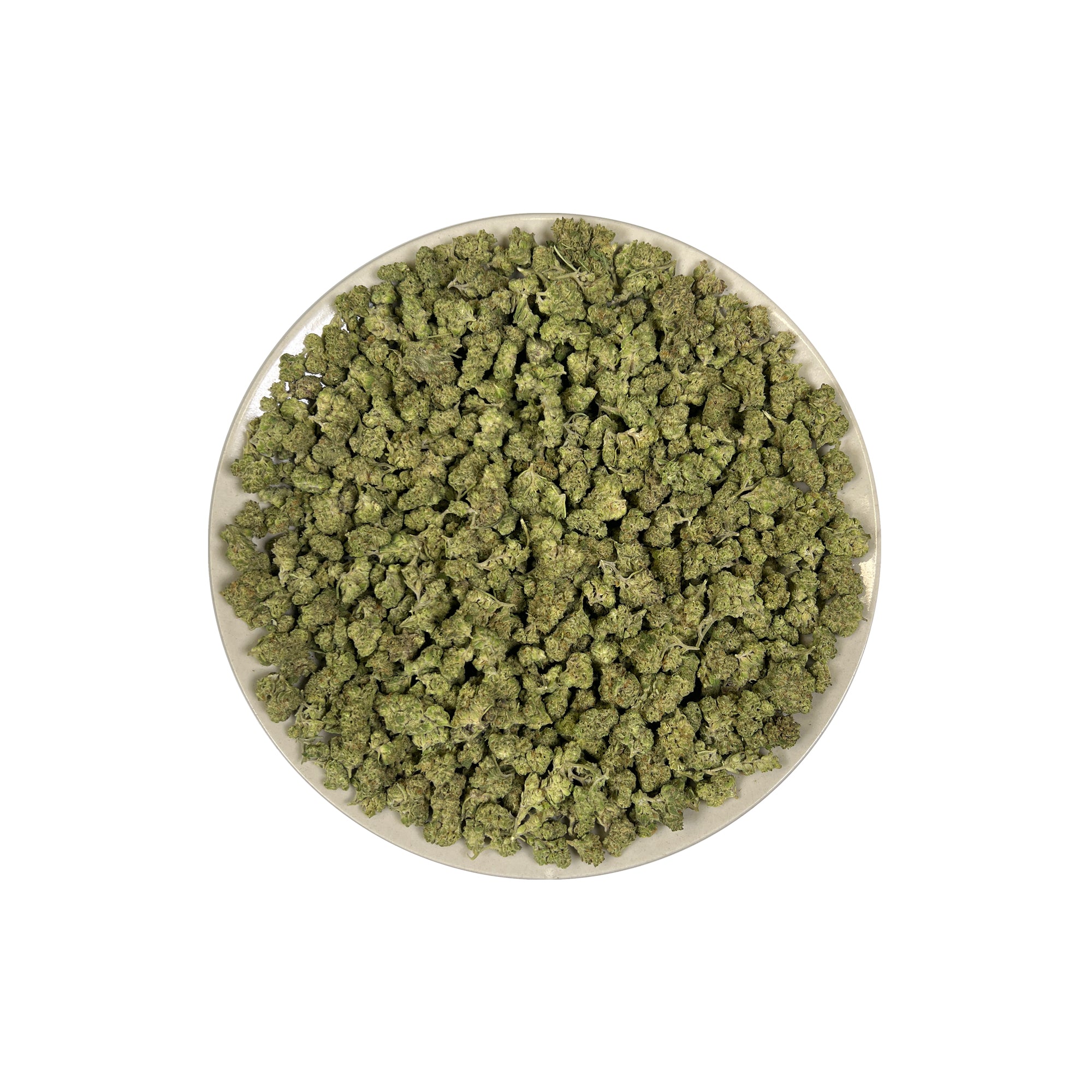 PUFFY Cream Pie (smalls) is an indica-dominant hybrid THCa strain bred from the exceptional pairing of Wedding Cake and Triangle Kush. The aroma is a delightful blend of sweet cookies, subtle herbal notes, and a juicy hint of ripe peach. Visually, dense spring green buds with purple hues and fiery orange pistils are coated in sticky trichomes. Consumers often report a euphoric and uplifting cerebral buzz followed by smooth body relaxation, creating a calming, stress-relieving experience that can ease tensio