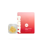 PUFFY THCa Biscotti x Kush Mints: The unique whipping technique required to produce badder causes the THCa to crystalize and create a smooth, creamy consistency. This wax is ultra-potent and easy to load onto a dab nail, thanks to its soft and malleable form.
