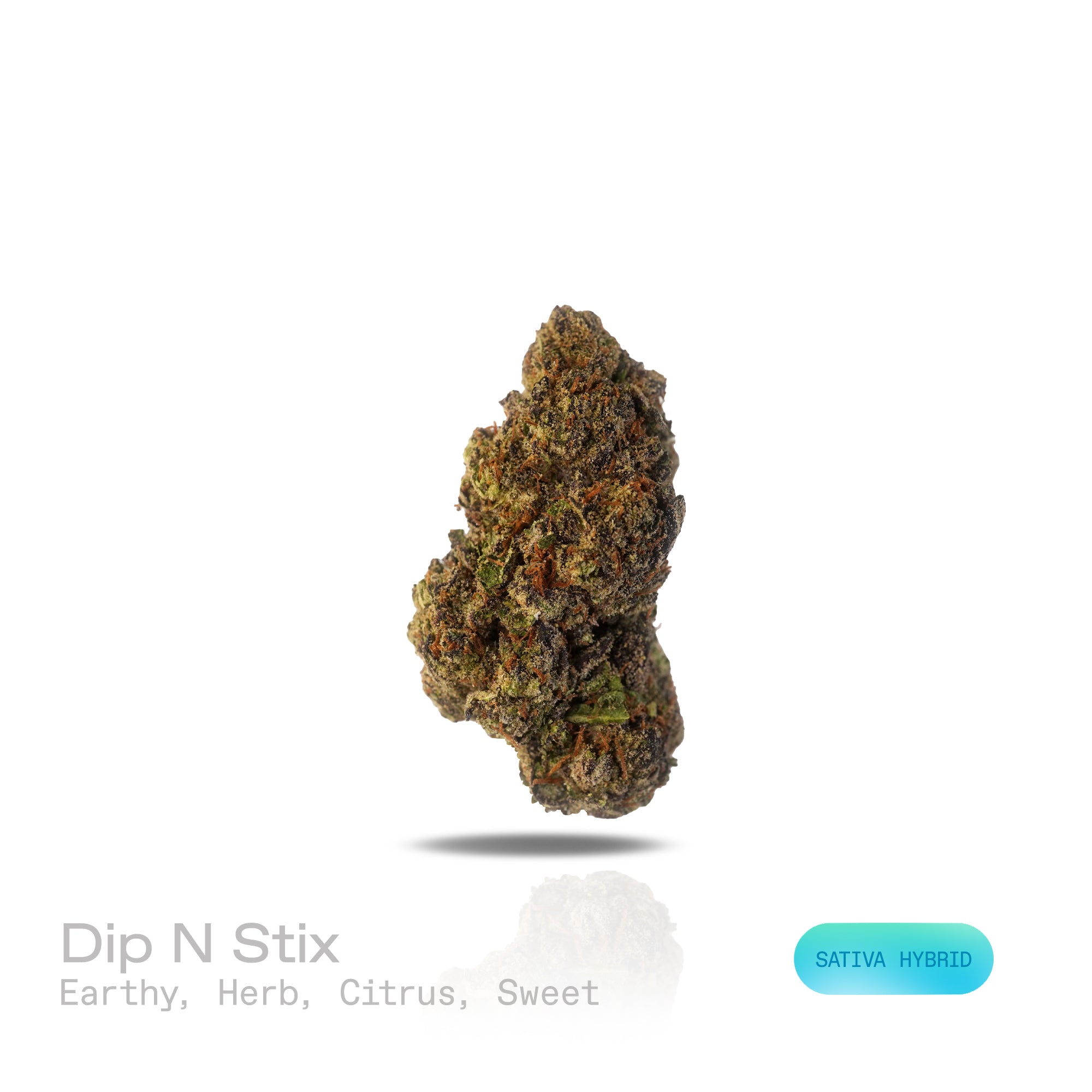 PUFFY Dip N Stix is a sativa-dominant hybrid THCa strain, expertly crafted from a potent cross between Platinum Cookies x Slurricane. Aroma is a harmonious blend of earthy and herbal notes, brightened with fresh citrus undertones and a subtle sweet finish, creating a rich and inviting scent profile. Visually, the buds are dense and chunky with emerald and purple hues, fiery orange pistils, and a frosty trichome coating. Consumers describe the experience as energizing, euphoric, and mood-lifting, often spark