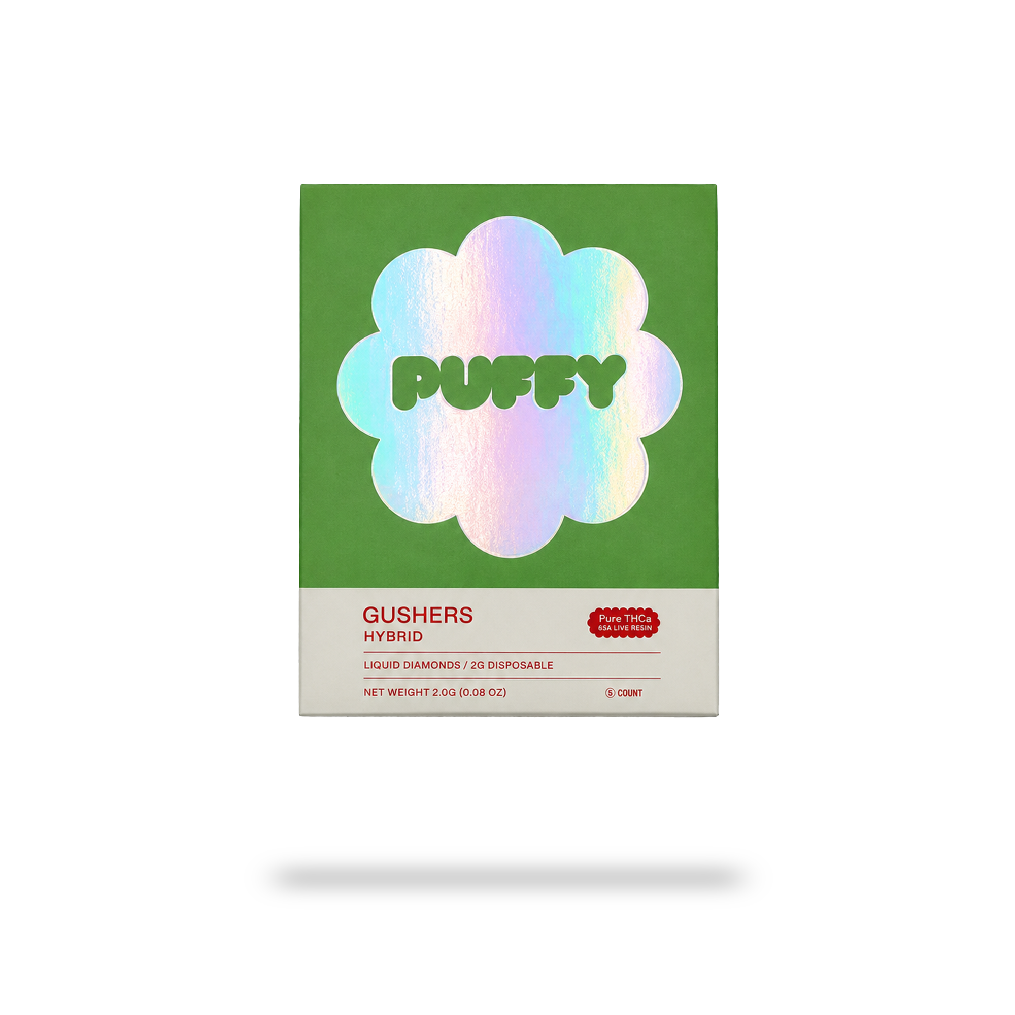 Puffy Gushers 65A is a balanced hybrid THCa live resin known for its sweet, fruity flavor profile, blending juicy tropical fruit, candy-like sweetness, and subtle citrus notes into a vibrant and indulgent taste experience. Consumers often report a euphoric, uplifting effect that brightens the mind while promoting a deep sense of relaxation and calm.