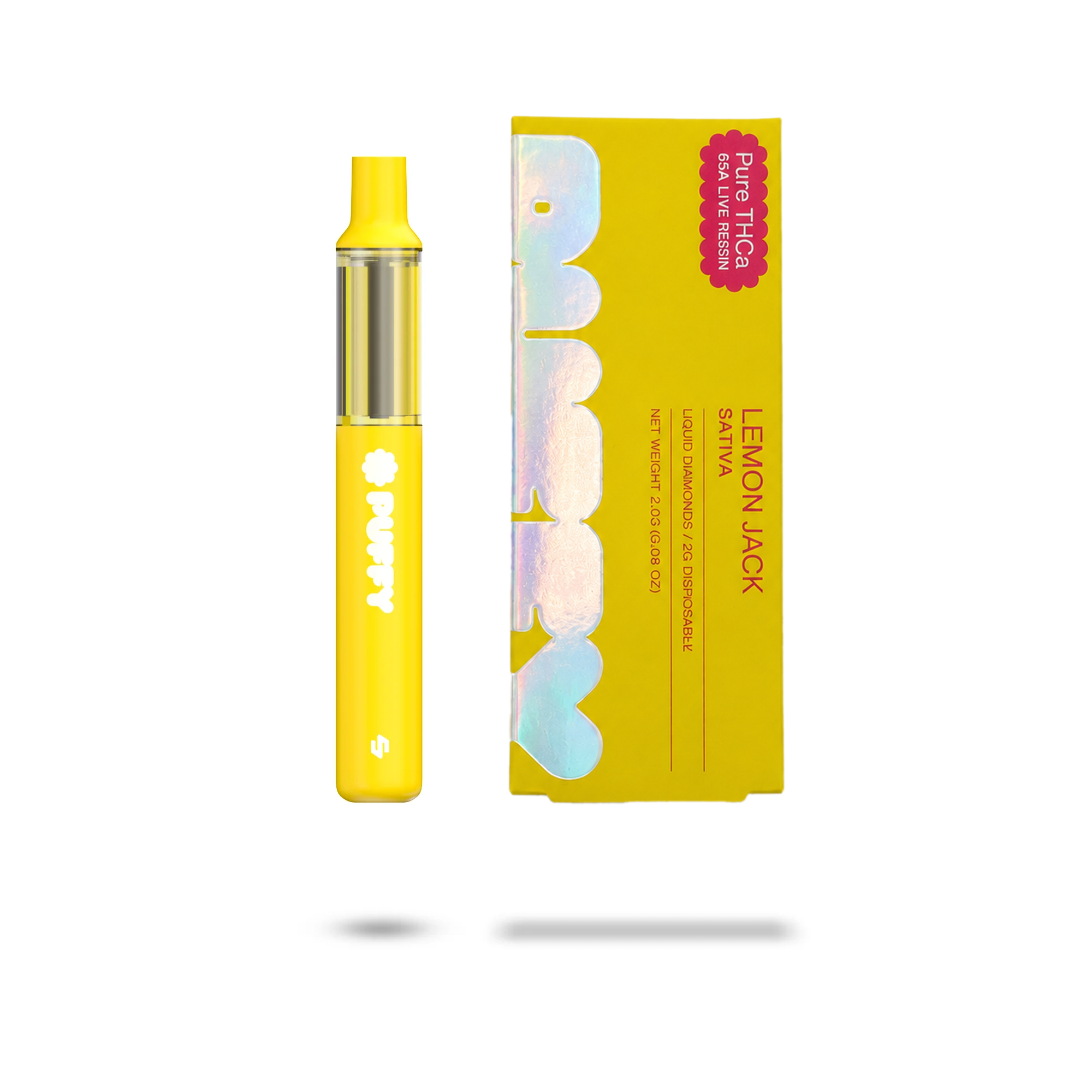 Puffy Lemon Jack 65A is a sativa-dominant THCa live resin celebrated for its bright, zesty citrus flavor and fresh, invigorating notes, delivering a refreshing and lively taste experience that awakens the senses. Consumers often report a euphoric and uplifting experience accompanied by energizing effects that inspire creativity and a positive, motivated mindset.