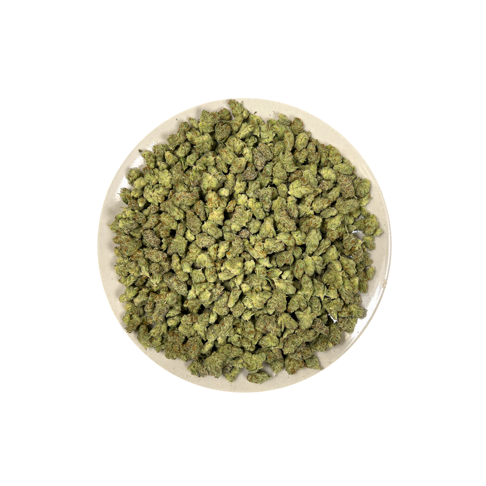 PUFFY Dream Pop (smalls) is a balanced hybrid THCa strain whose exact genetics remain unconfirmed, leaving its true lineage unknown. The aroma blends ripe berries with bright, fruity sweetness, rounded out by a bold, gassy finish. Visually, dense forest green and purple buds with orange pistils are coated in sparkling, frosty trichomes. Consumers often report a euphoric, uplifting onset that settles into a calm and relaxed experience, inspiring creativity and sociability. 
