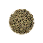 PUFFY First Class Funk is an indica-dominant hybrid THCa strain born from the distinguished cross of GMO × Jet Fuel Gelato. The aroma is defined by smoky intensity, burnt rubber sharpness, and deep musky undertones. Visually, dense deep forest green buds with purple hues and fiery orange pistils are coated in sticky trichomes. Consumers often report a deep, euphoric relaxation that gently washes over the body and mind, easing tension while promoting a calm, blissful state of ease.
