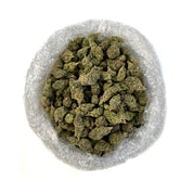 PUFFY Pink Lemonade is a premium THCa hybrid strain with a mysterious lineage, though it's widely believed to be a cross between Purple Kush and Lemon Skunk. This vibrant cultivar boasts dense, moss-green buds adorned with pink and purple hues, generously coated in frosty trichomes for a crystal-like finish. This strain delivers a sour, citrusy aroma with strong notes of lemon and grapefruit, complemented by subtle earthy undertones that round out the scent profile. Consumers report an initial burst of ener