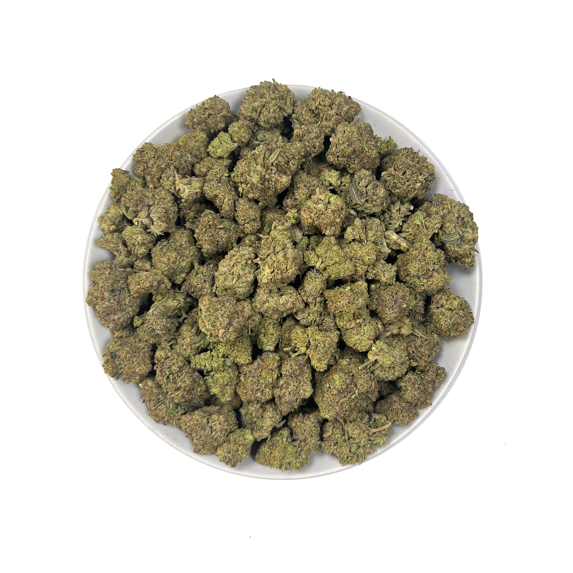PUFFY Frosted ORZ is an indica-dominant hybrid THCa strain, crafted from the legendary lineage of Cookies N Cream × Secret Weapon. The aroma exudes creamy chocolate richness layered with deep earthy undertones, creating a warm and indulgent scent experience. Visually striking, the dense green buds showcase subtle purple hues, fiery orange hairs, and a heavy coat of frosty trichomes. Consumers often note an uplifting spark of creativity and euphoria that flows into a relaxed, calm state while keeping convers