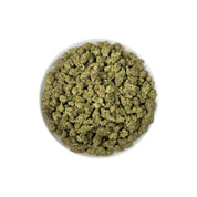 PUFFY Frosty OG is an indica-dominant hybrid THCa strain, crafted from the legendary lineage of OG Kush and Frostbite. The aroma is a rich blend of creamy and sweet vanilla notes, layered with warm, inviting spices that tantalize the senses. Visually, dense green buds with hints of purple are threaded with fiery orange pistils and coated in a sparkling layer of sticky trichomes. Consumers often report a wave of euphoria and happiness, paired with deep relaxation, a sense of calm, and a boost in creativity.