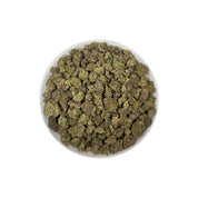 PUFFY Fruity Pebbles is an indica-dominant hybrid THCa strain, born from the intricate cross of Green Ribbon × Granddaddy Purple x Tahoe Alien. The aroma of this strain is a captivating blend of fruity sweetness, subtle licorice notes, and warm, aromatic spices, creating a complex and inviting scent profile that entices the senses. Visually, dense green buds with purple hues and fiery orange pistils are coated in sticky trichomes. Consumers often report a blissful blend of happiness and euphoria, feeling up