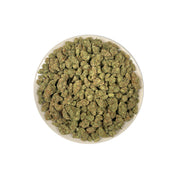 PUFFY Galactic Jack is a sativa-dominant hybrid THCa strain born from the legendary lineage of Jack Herer and Space Queen. The aroma is a sharp blend of chemical undertones, zesty citrus notes, and a hint of ammonia. Visually, the buds feature vibrant green hues accented by fiery orange pistils and a dense coating of frosty trichomes, giving them a sparkling, crystal-like appearance. Consumers often report an energetic, focused high accompanied by a strong sense of euphoria and heightened creativity, often 