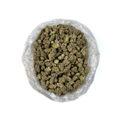 PUFFY Garanimals is a potent Indica-dominant THCa strain, bred from the flavorful cross of Grape Pie and Animal Cookies, known for its rich effects and bold genetics. The aroma bursts with sweet, candy-like notes layered over a sharp undertone of fresh pine creating a nostalgic yet invigorating scent profile that’s both playful and grounding. The flavor mirrors the aroma, delivering a smooth blend of sugary candy and crisp pine on the exhale. Visually, the buds are fluffy and spade-shaped with dark green an