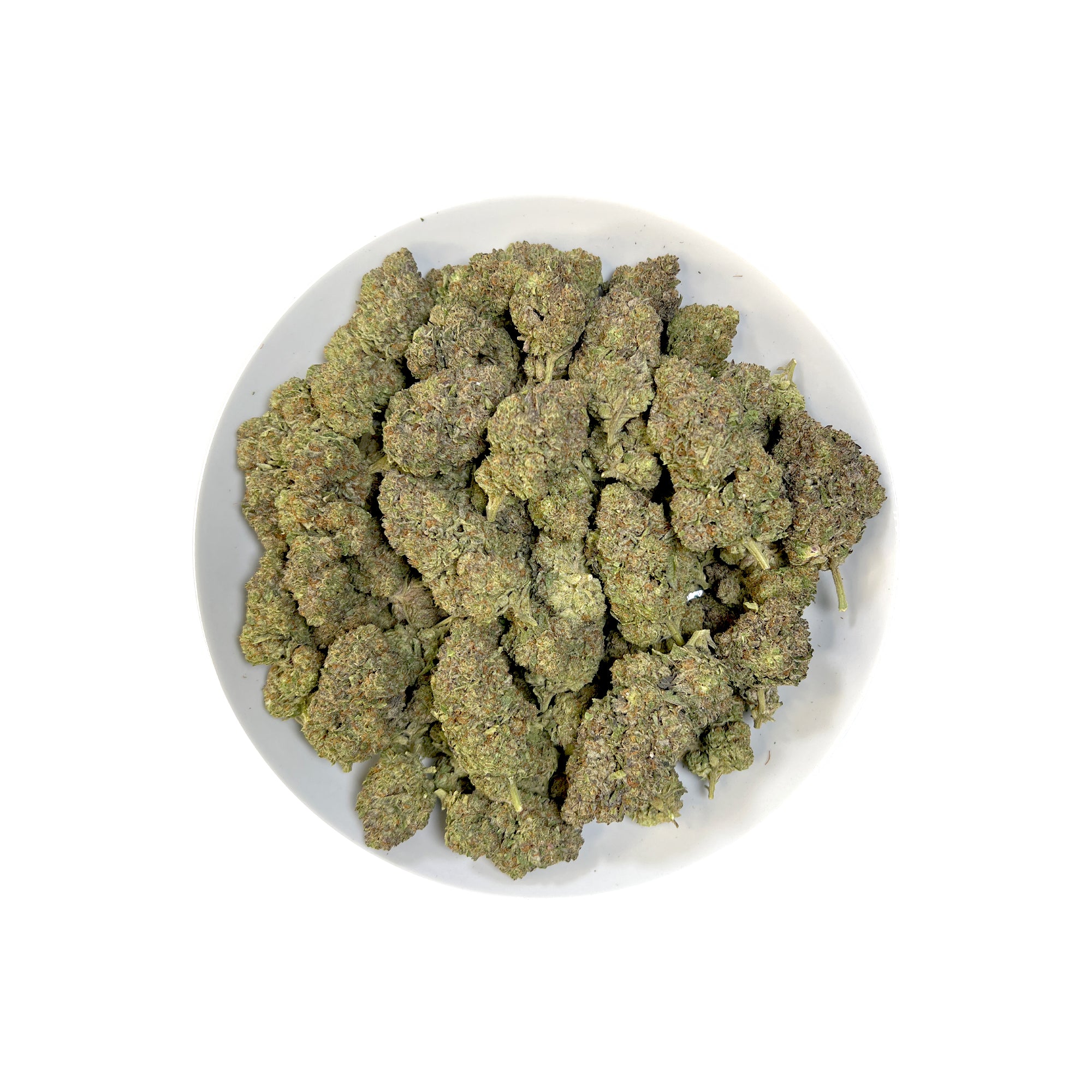 PUFFY Garlic Cookies is a potent indica-dominant hybrid THCa strain, born from the legendary cross of Girl Scout Cookies and Chemdawg. The aroma is a rich blend of sweet cream and smooth vanilla, offering a warm, indulgent scent that’s both comforting and enticing. Visually, the buds are dense and sticky, showcasing a striking mix of dark green and purple hues, drenched in thick crystalline trichomes and accented by fiery orange pistils. Consumers often report a deeply relaxing and calming effect that begin