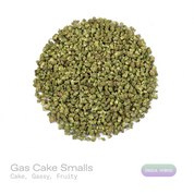 PUFFY Gas Cake (smalls) is an indica-dominant hybrid THCa derived from the distinguished pairing of High Octane and Jungle Cake. The aroma is a rich blend of sweet cake-like notes layered with pungent gas and vibrant fruity undertones. Visually, dense forest green buds with purple hues and fiery orange pistils are coated in sticky trichomes. Consumers often report feeling a wave of euphoria followed by deep relaxation, a noticeable uplift in mood and contentment, and a steady sense of calm that enhances the