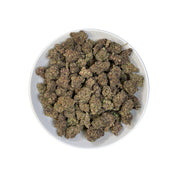 PUFFY Gas Queen is an indica-dominant hybrid THCa strain born from the potent fusion of All Gas OG and Dream Queen. Aroma is a bold fusion of sharp gas, crisp menthol, and a lingering chemical edge intense and unmistakably potent. Visually dense and chunky, the buds display a striking blend of deep forest green and rich purple hues, accented by fiery orange pistils and enveloped in a thick, glistening layer of frosty trichomes. Consumers often report that it delivers a powerful body characterized by deep ph