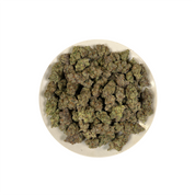 PUFFY Gelato 33 is a balanced hybrid THCa strain bred from the exceptional pairing of Sunset Sherbet and Thin Mint GSC. The aroma opens with bold fuel and cool mint, finishing with a fresh, earthy herbal undertone. Visually, dense deep forest green buds with purple hues and fiery orange pistils are coated in sticky trichomes. Consumers often report euphoric, uplifting effects that promote mental clarity, elevate mood, ease stress, and enhance creativity and social interaction. 